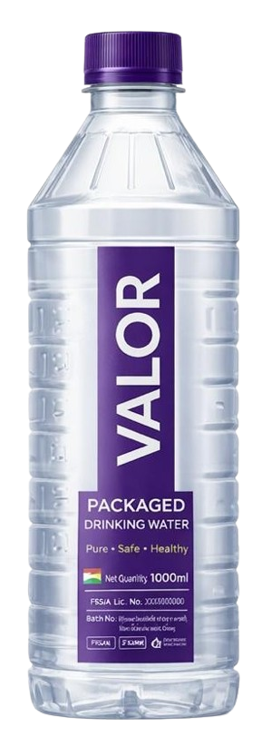 Aquavalor 1 liter water bottle